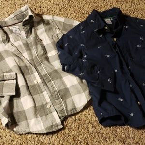 2 button down long sleeves